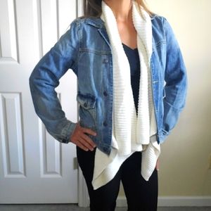 Abercrombie & Fitch Scarf Attached Jean Ja…
